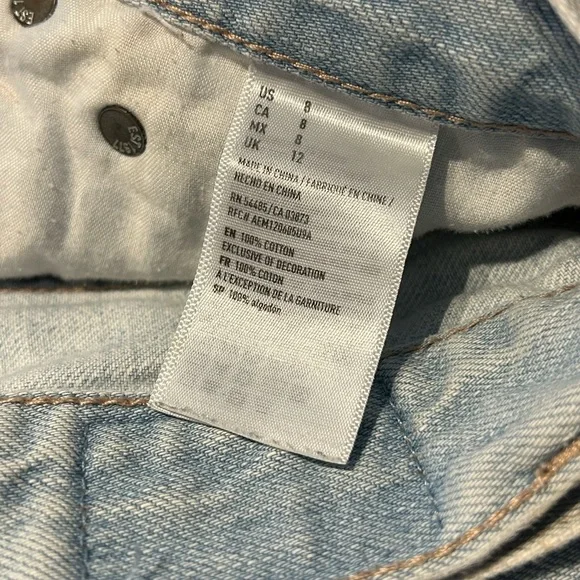 American Eagle Tomgirl Shortie Shorts, size 8 - Picture 3 of 4